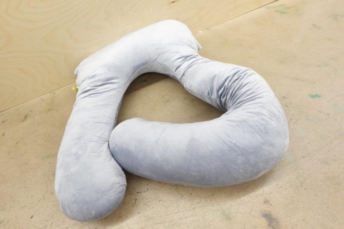 MOON PARK U Shaped Full Body Pregnancy / Maternity Pillow in Grey - Image 4