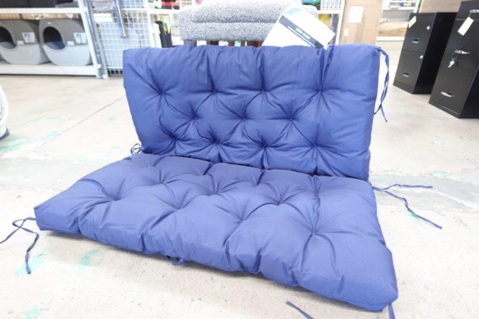 Replacement Cushion for Outdoor Patio Porch Swing in Navy Blue (40" x 40") - Image 2
