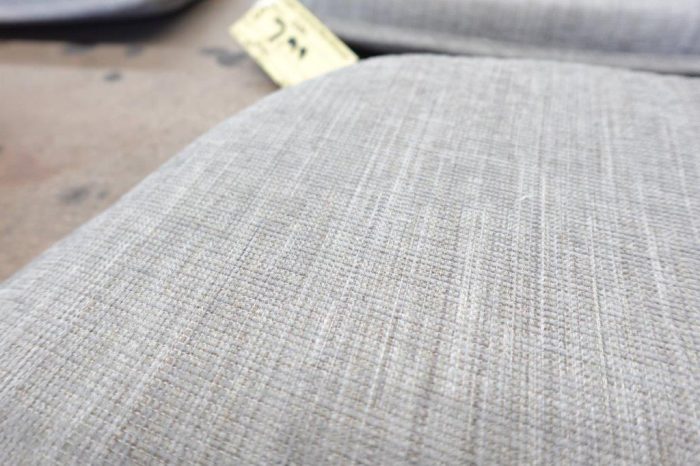 Klear Vu The Gripper Non Slip Dining Chair Seat Cushions in Salinger Gray - Image 4