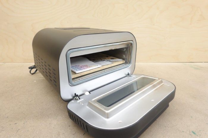 CHEFMAN Countertop Electric Indoor Pizza Oven in Stainless Black - Image 6