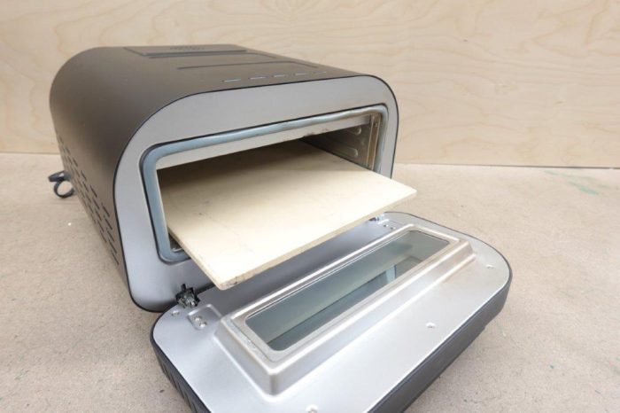 CHEFMAN Countertop Electric Indoor Pizza Oven in Stainless Black - Image 5