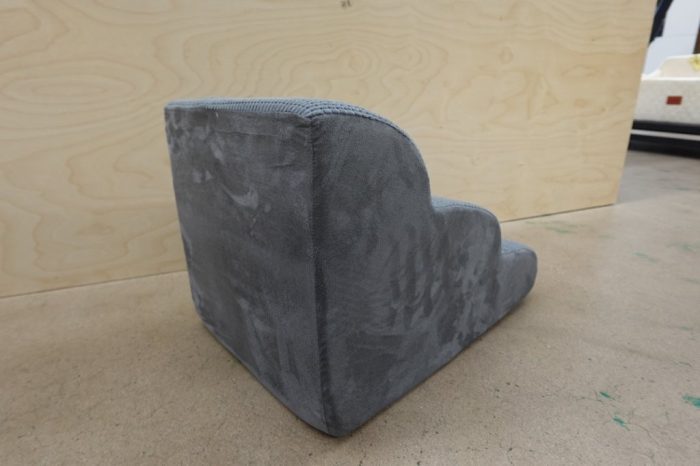 3 Step Pet Dog Cat Ramp Pet Step / Stairs for Sofa and Chair in Grey - Image 3