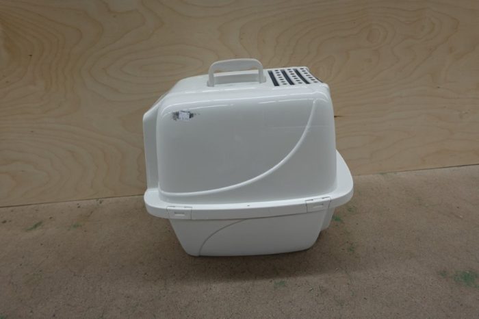 Van Ness Pets Odor Control Large Enclosed Cat Litter Box Hooded Pearl CP6 - Image 6