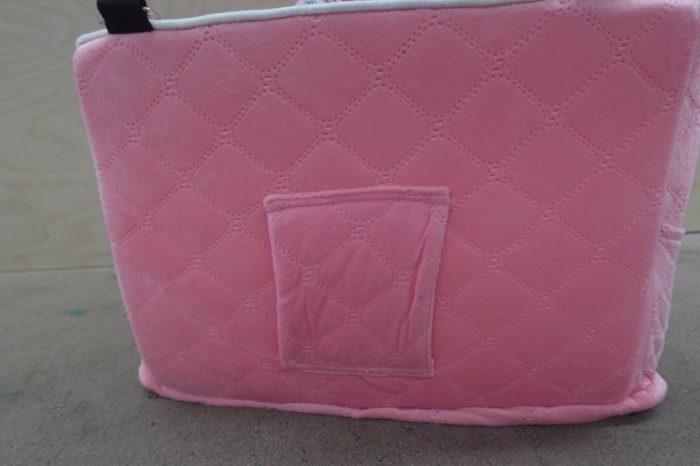 Dog Car Seat for Small Medium Dogs Detachable Washable Dogs Booster Seat - Pink - Image 4