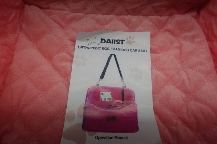 Dog Car Seat for Small Medium Dogs Detachable Washable Dogs Booster Seat - Pink - Image 6