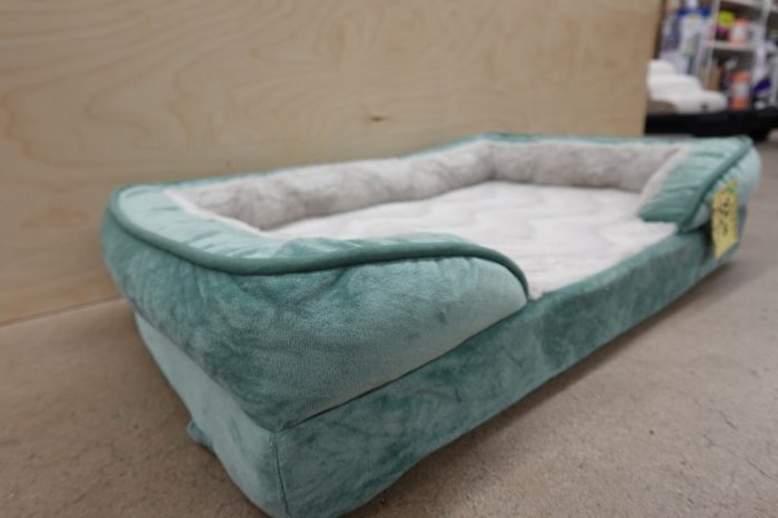 Furhaven Medium Memory Foam Bed For Dogs Up to 35 lbs - Celadon Green - Image 5