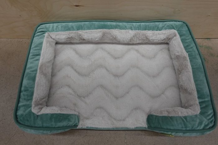 Furhaven Medium Memory Foam Bed For Dogs Up to 35 lbs - Celadon Green - Image 3