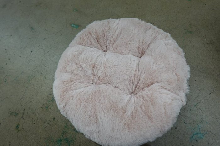BALANCE Cat Plush Faux Fur Bed with Anti-Slip Bottom - Pink - Image 6