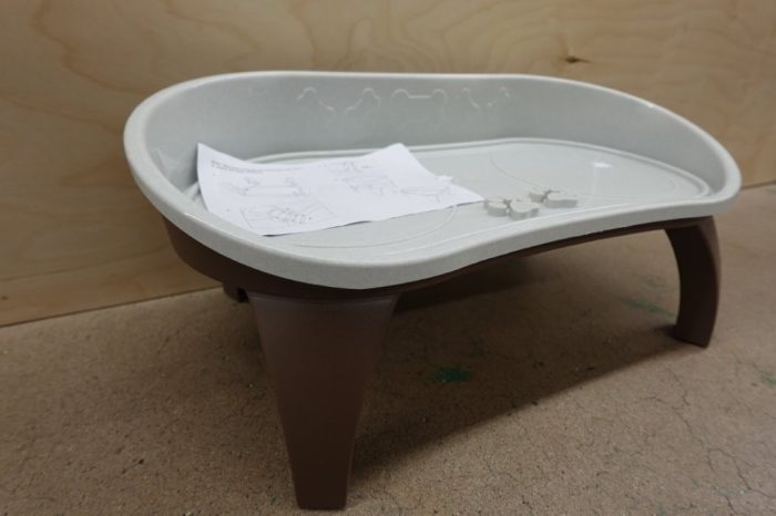 8.5" Tall Dog Bowl Stand Feeding Tray for Dogs and Cats - Image 2