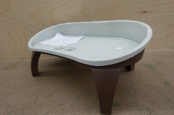 8.5" Tall Dog Bowl Stand Feeding Tray for Dogs and Cats - Image 3