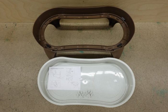 8.5" Tall Dog Bowl Stand Feeding Tray for Dogs and Cats - Image 5
