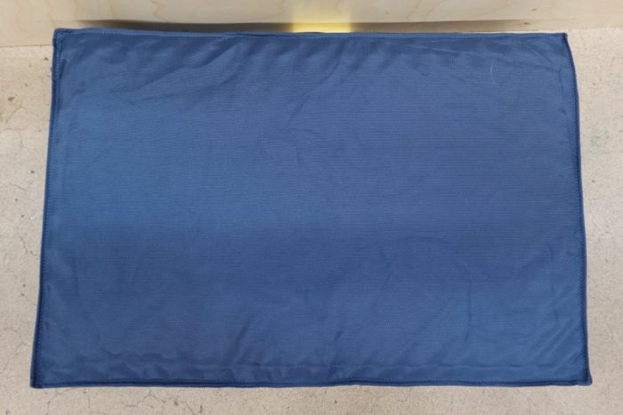 Outdoor Waterproof Bed for Medium Dogs With Oxford Cooling Cover - Navy Blue - Image 2