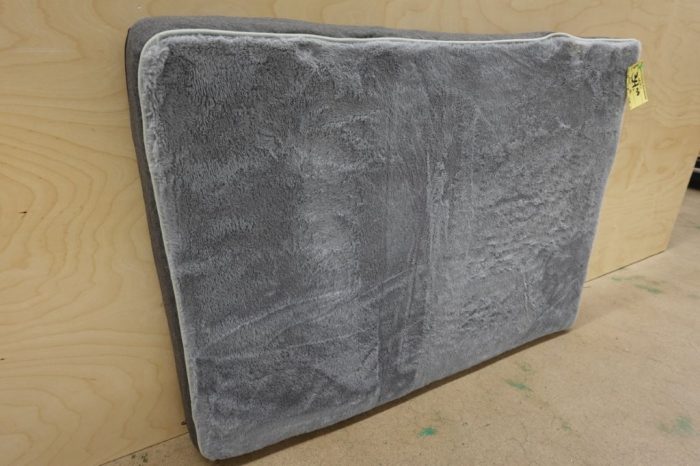 Orthopedic Pet Bed for Dogs up to 90lbs with Waterproof Liner and Plush Cover - Grey - Image 2