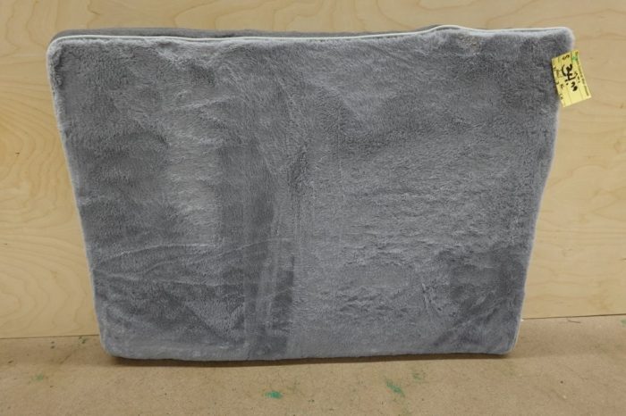 Orthopedic Pet Bed for Dogs up to 90lbs with Waterproof Liner and Plush Cover - Grey - Image 3