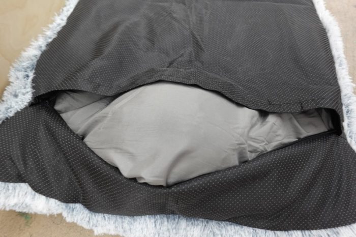 XXL Dog Bed Pet Crate Pad Mat for Kennel Cages 48" x 29" in Grey - Image 5