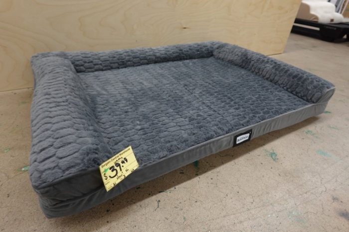 BALANCE XL Walled Orthopedic Dog Bed in Dark Grey with Washable Cover - Image 2