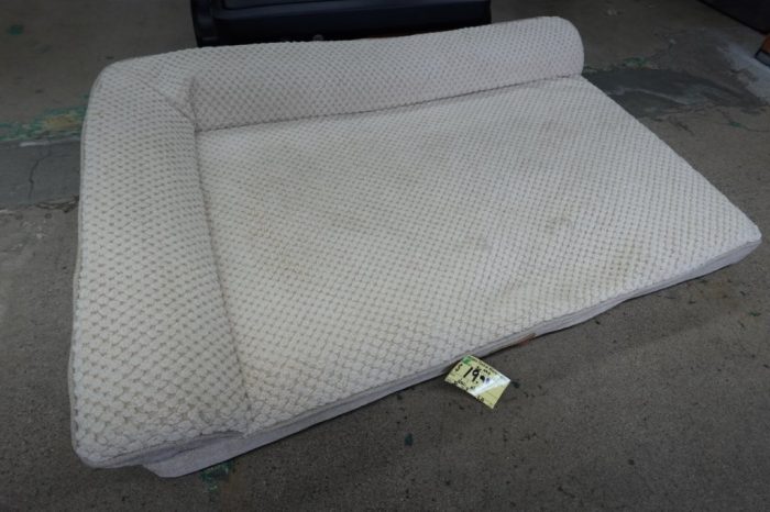 Orthopedic XL Non-Slip Soft Pet Couch Sleep Mat Dog Bed 42''X28' - Ivory - Image 2