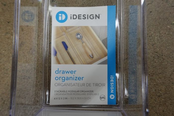 iDesign Clarity Plastic Drawer Organizer 4" x 12" x 2" 2-Piece - Clear - Image 2