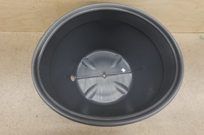 Mighty Tuff Garden Hose Storage Pot Holds 100ft Hose - Gray - Image 6