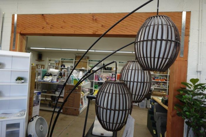 Adesso Maui Arc Floor Lamp with 3 Movable Shades in Antique Bronze - Image 4
