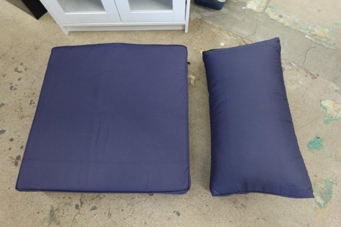 AAAAAcessories Outdoor Deep Seat Patio Furniture Cushions Replacement in Navy Blue - Image 4