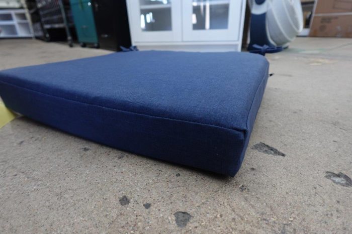 Arden ProFoam Outdoor Patio Replacement Seat Cushion in Sapphire Blue Leala - Image 2