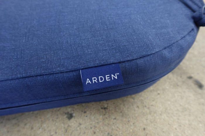 Arden ProFoam Outdoor Patio Replacement Seat Cushion in Sapphire Blue Leala - Image 4