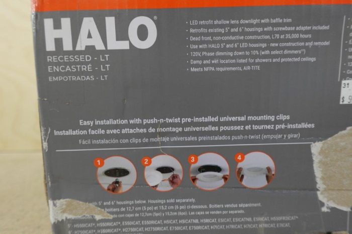 HALO 12 pack LTE 5/6" Indoor/Outdoor Recessed LED Trim Can Light 3000K - Image 6
