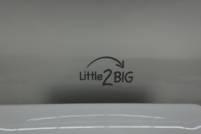 Little2Big Toilet Seat with Built-In Toddler Training Seat - White - Image 7