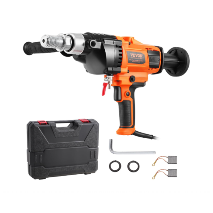 VEVOR Diamond Core Drilling Machine 0.8–6.3in Diameter with Case