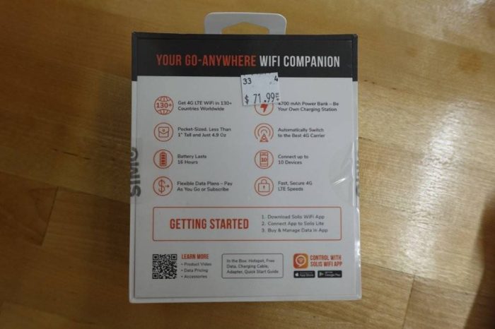 SIMO Solis Lite 4G LTE Mobile Hotspot 1GB/Month – Orange - Image 4