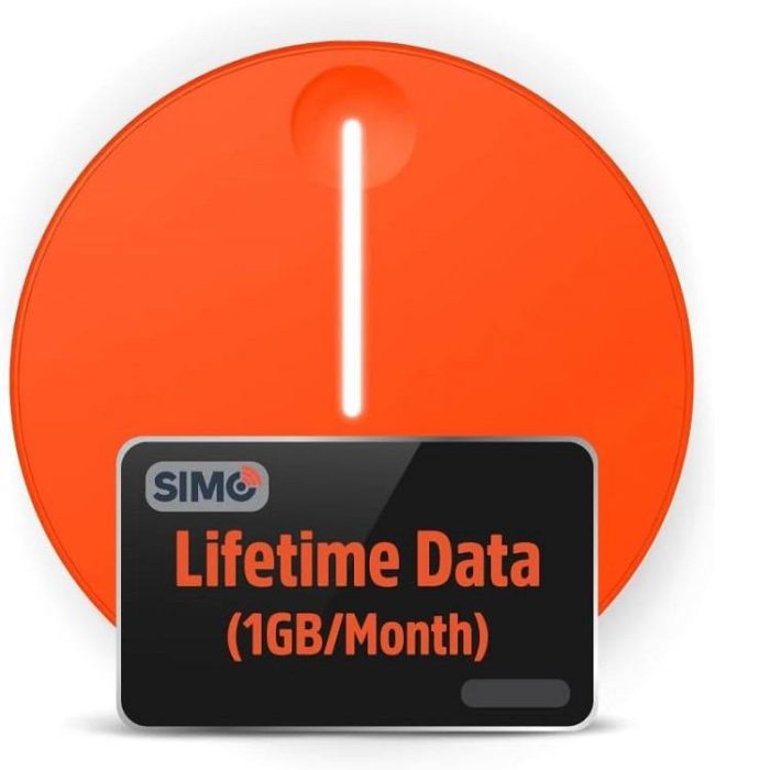 SIMO Solis Lite 4G LTE Mobile Hotspot 1GB/Month – Orange