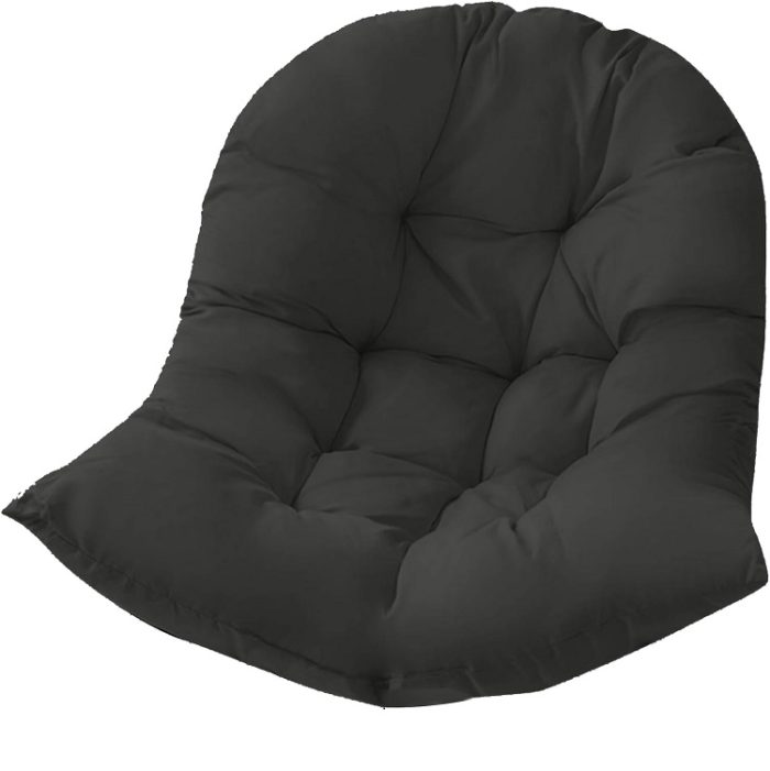 Hammock Swing Chair Cushion, Hanging Basket Seat Cushion Pillow - Black