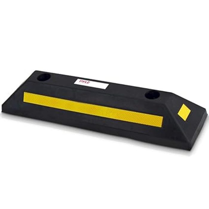 Pyle Heavy-Duty Rubber Parking Curb Stop – PCRSTP11