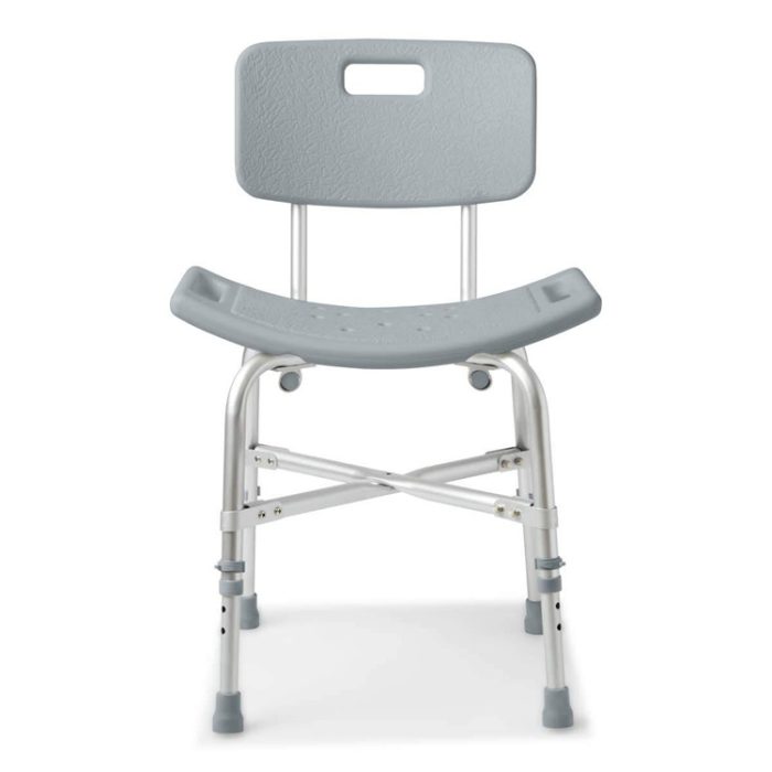 Medline Shower Chair Bath Bench with Back - Supports up to 550 lb