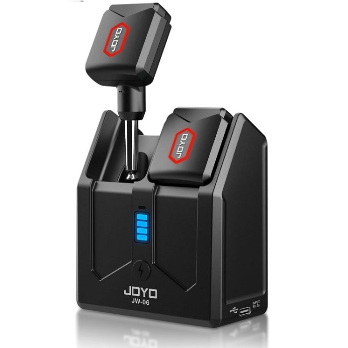 JOYO Wireless Guitar System 5.8GHz Wireless Guitar Transmitter Receiver with Charging Box