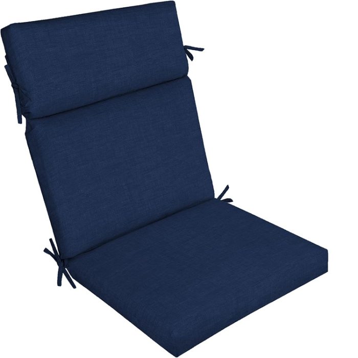 Arden Outdoor Chair Cushion 21 x 20 Rain-Proof Fade Resistant 20 x 21 - Sapphire Blue Leala