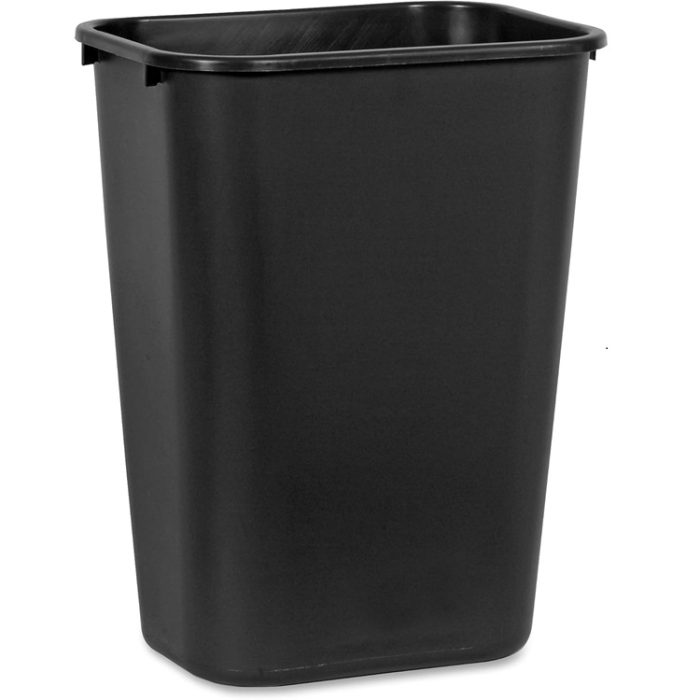 Rubbermaid Commercial Deskside Wastebasket/Trash can - Black
