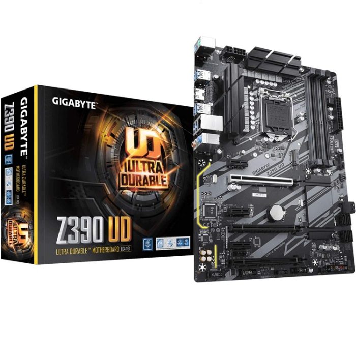 GIGABYTE Z390 UD (LGA 1151 (300 Series) Intel Z390 SATA 6Gb/s ATX Intel Motherboard