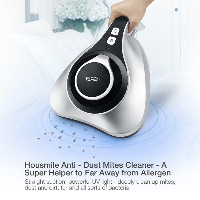 Housmile UV Mattress / Bed Vacuum Cleaner in Silver and Black