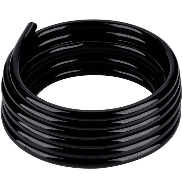 1/2" id - 50ft Black Vinyl Tubing Flexible PVC Tube Hybrid Hose - Black