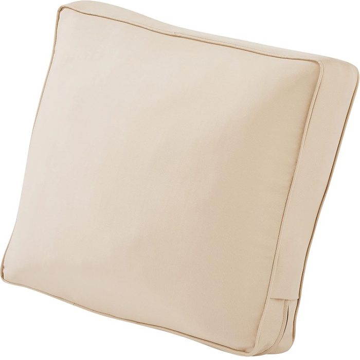 Classic Accessories Montlake Patio Lounge Chair/LoveSeat Cushion 25 x 18 x 4 Inch - Antique Beige