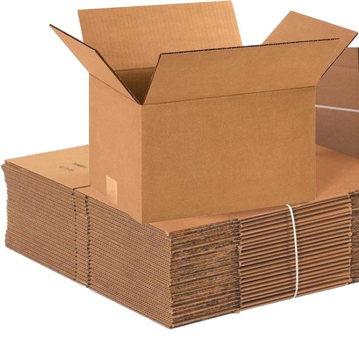Corrugated Cardboard Boxes Small 12"L x 9"W x 8"H - Pack of 25