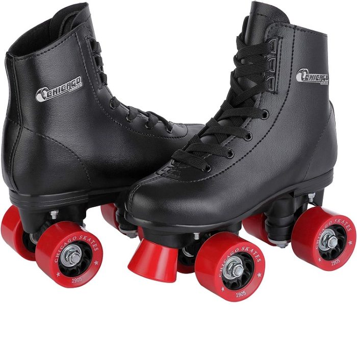 CHICAGO Boys Rink Roller Skate - Black Youth Quad - Size J11