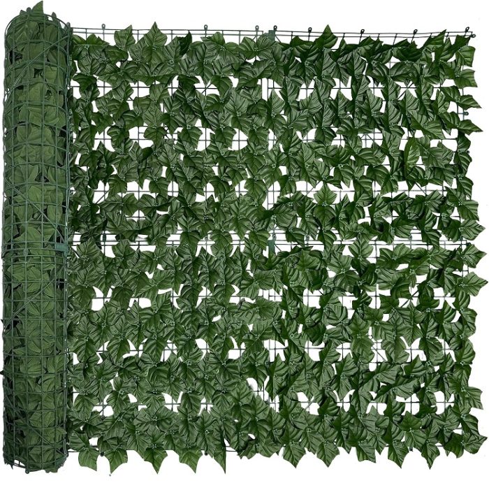Artificial Ivy Privacy Fence Screen 128 "x 48" (43 Sqft) - Garden Greening Decoration