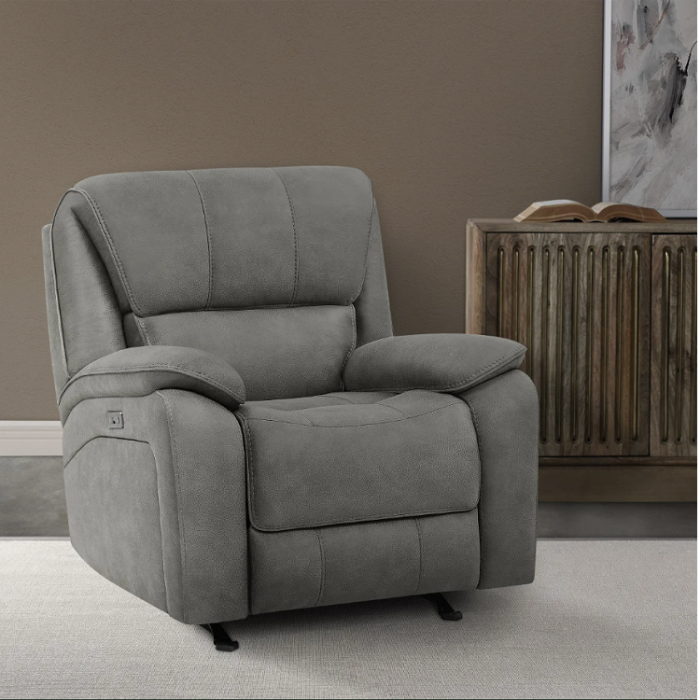Jones Fabric Rocker Glider Recliner Barcalounger