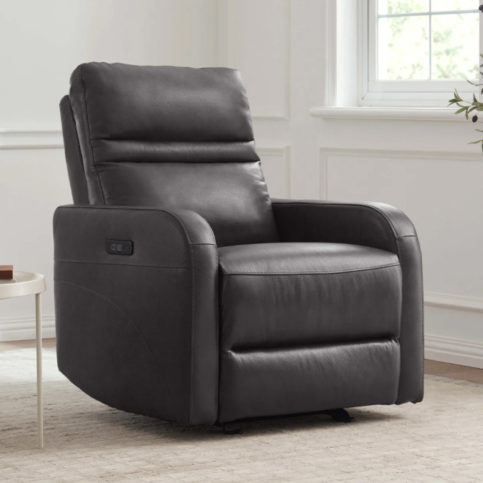 Aldryn Leather Power Glider Rocker Recliner