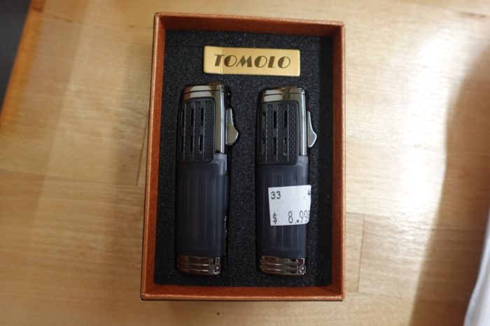2 Pack Torch Cigar Lighter Triple Jet Flame Refillable with Cigar Punch - Image 3