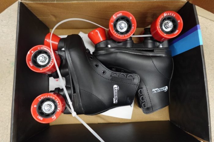 CHICAGO Boys Rink Roller Skate - Black Youth Quad - Size J11 - Image 2