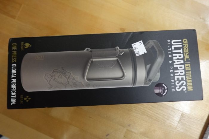 GRAYL UltraPress Titanium 16.9 oz Water Purifier & Filter Bottle - Covert Black - Image 2
